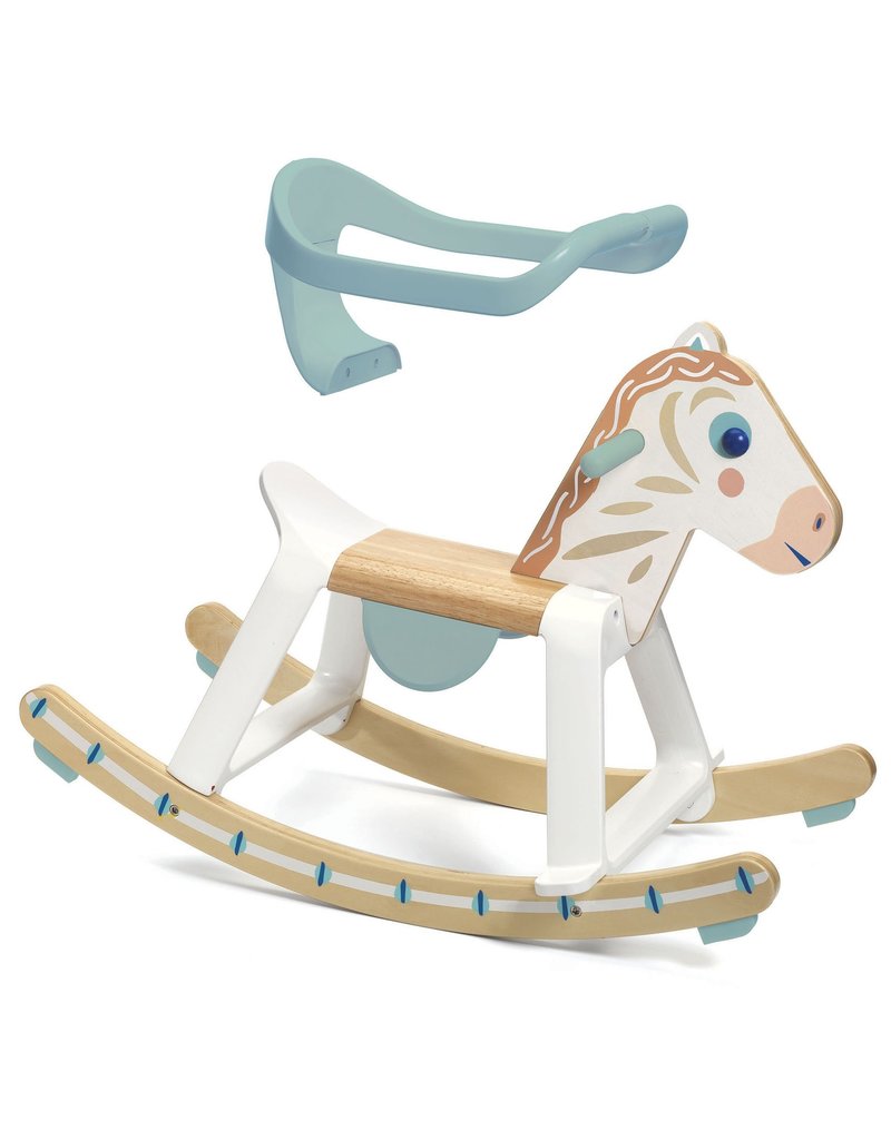 Djeco Rocking Horse w/ Removable Seat Back