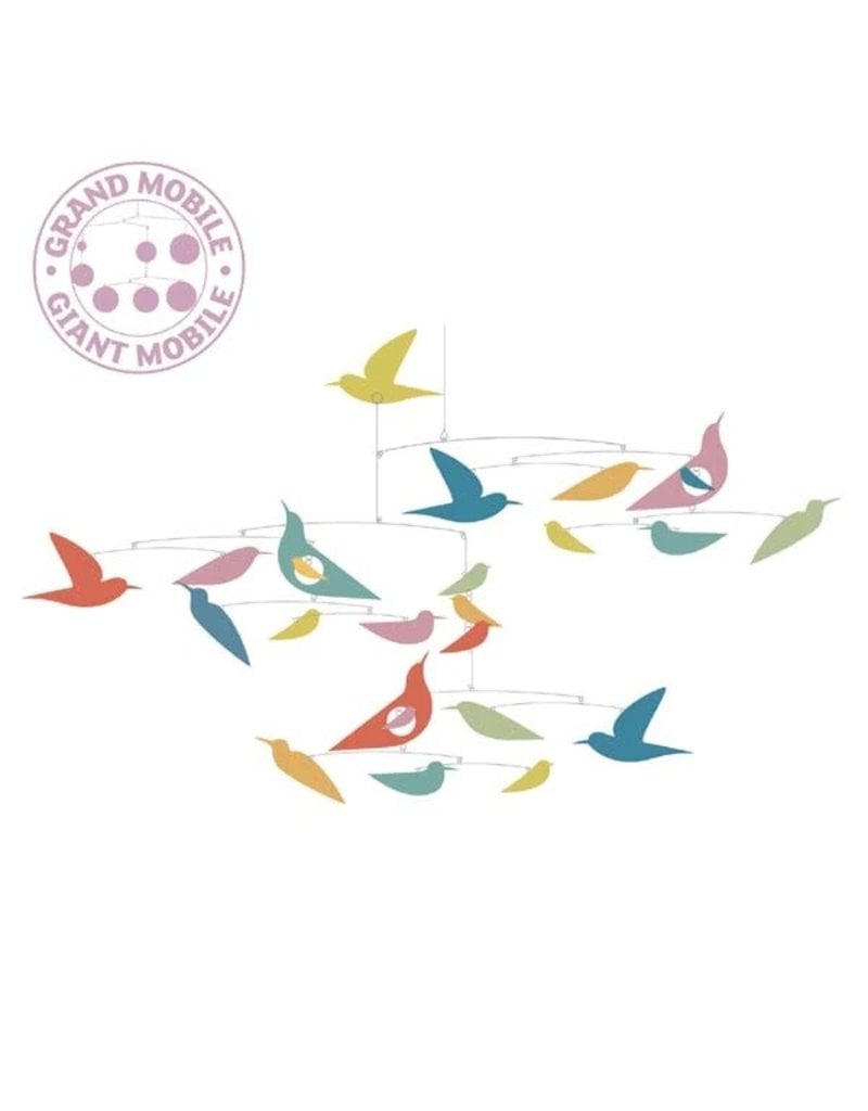 Djeco Mobile - Multicoloured Birds