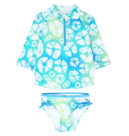 Hatley Watermelon Tie Dye Rashguard Set: Sizes 2T, 3T