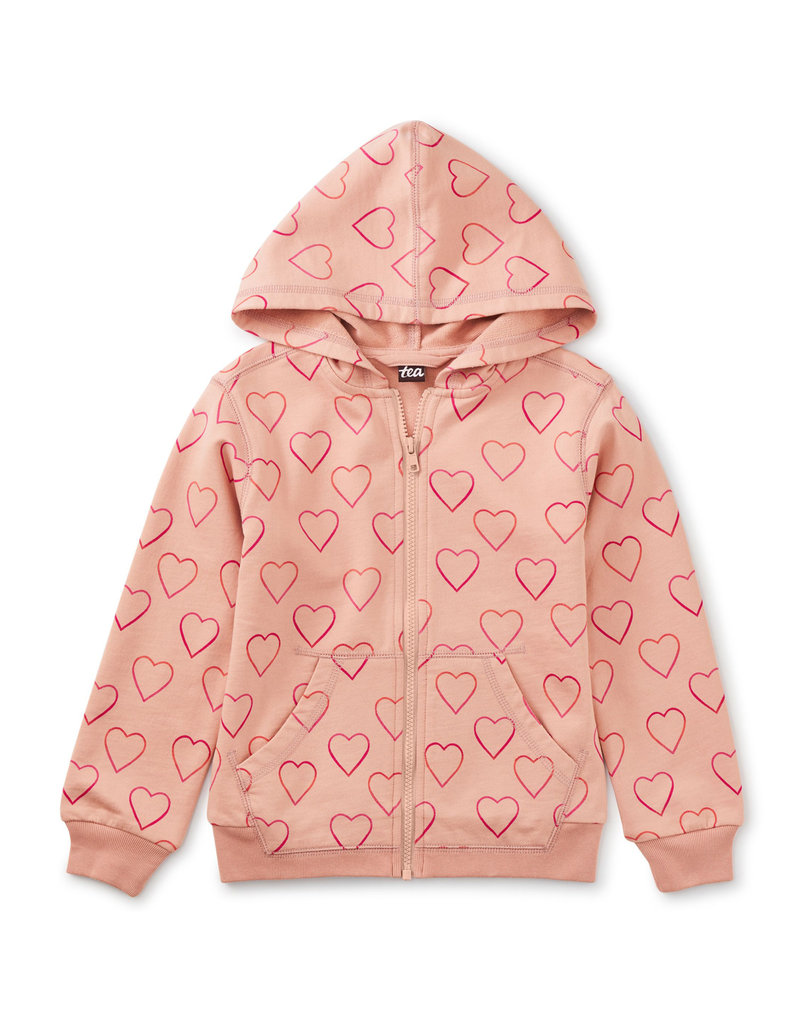 Tea Collection Hearts Going Places Hoodie
