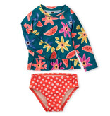 Tea Collection Watermelon Rash Guard Baby Swim Set