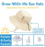 Jan and Jul Spring Showers Gro-With-Me® Cotton Bucket Sun Hat