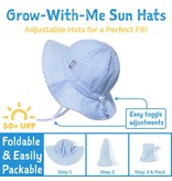 Jan and Jul Purple Daisy Gro-With-Me Cotton Floppy Hat