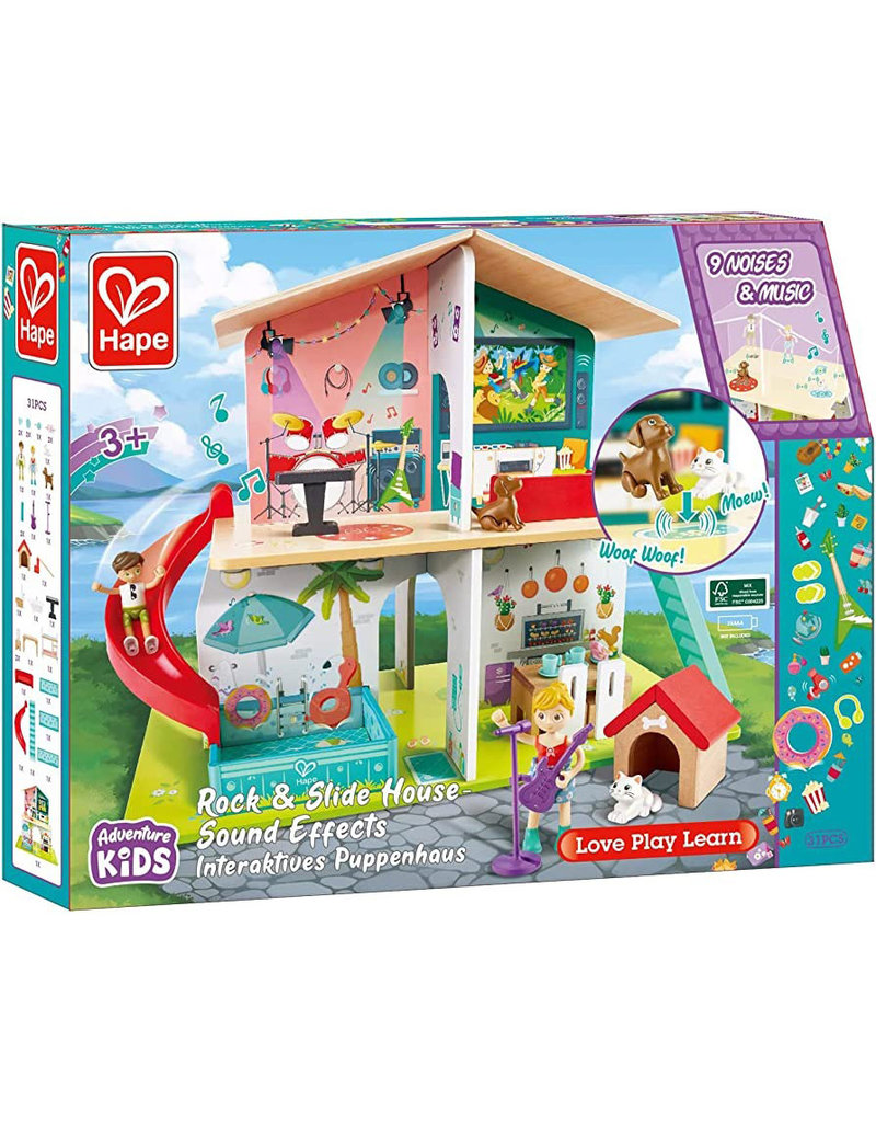 Hape Toys Musical Dollhouse