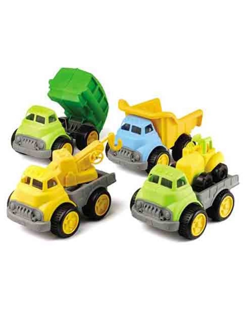 Playwell 4pk Construction Trucks
