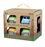 Playwell 4pk Construction Trucks