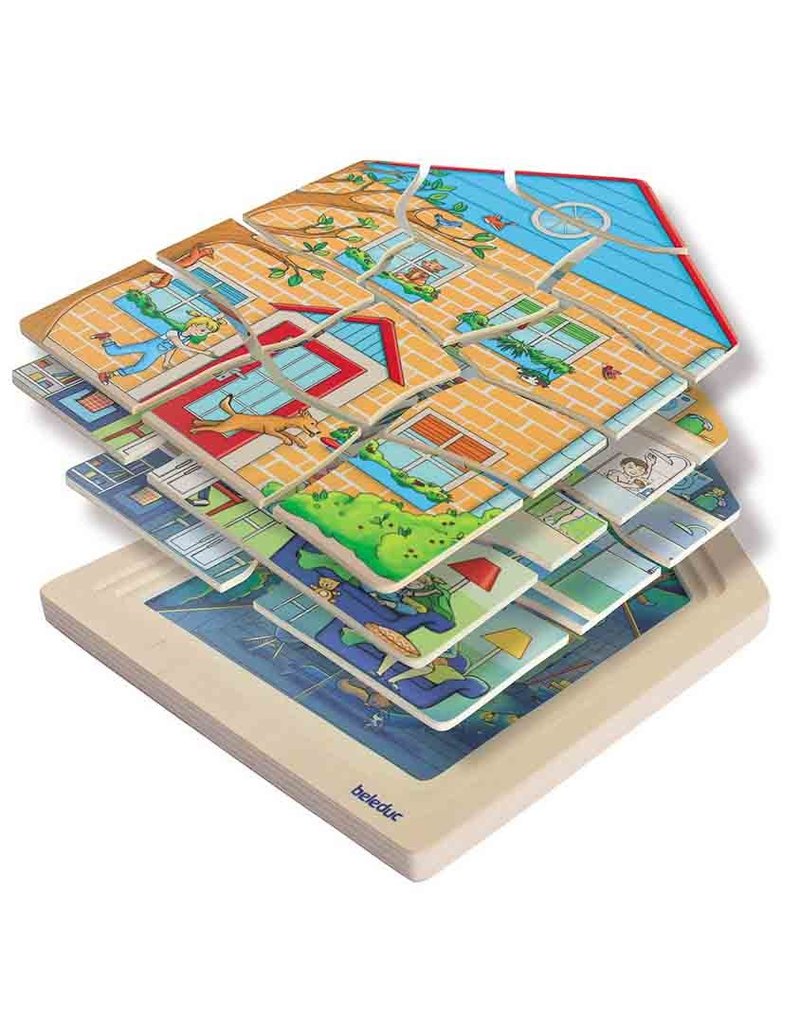 Playwell Home Wooden Layer-Puzzle  3y+