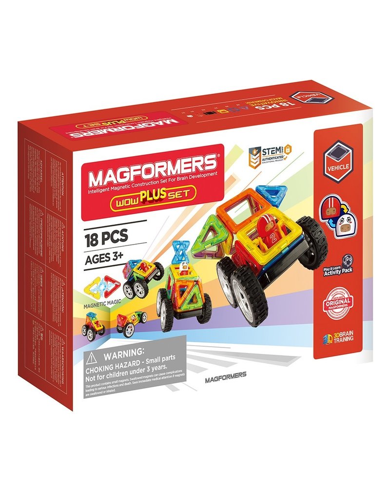 Playwell Magformers Wow Plus Set 3y+