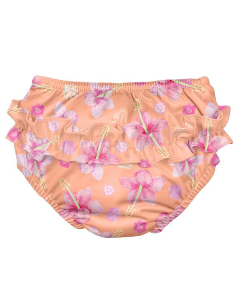 Ruffle Hibiscus Swim Diaper