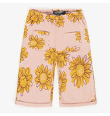Souris Mini Pink Flower French Terry Baby Pants