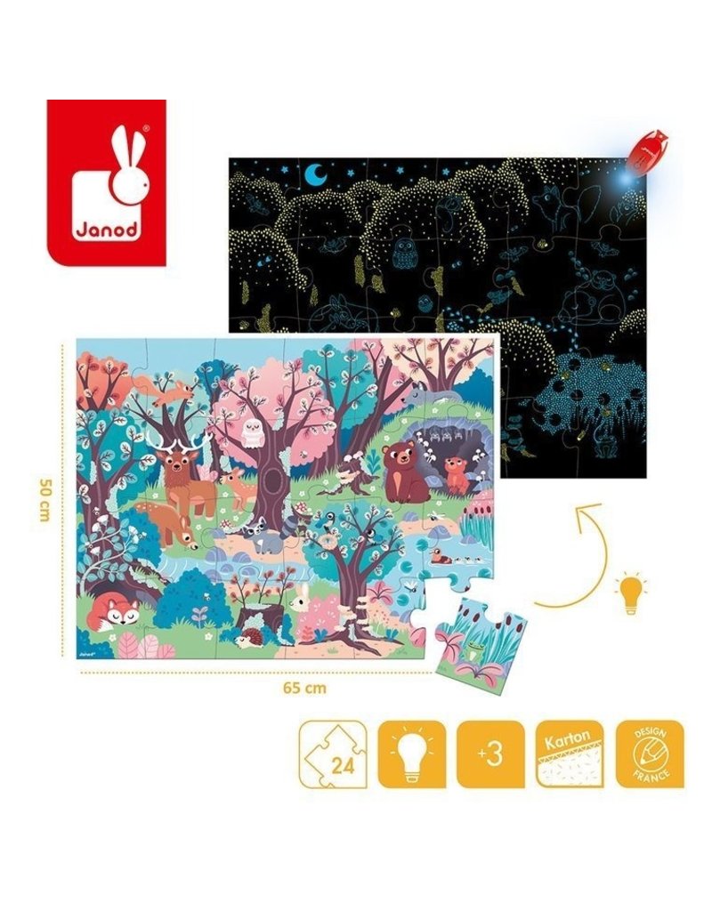 Janod Magic Forest Puzzle 3y+