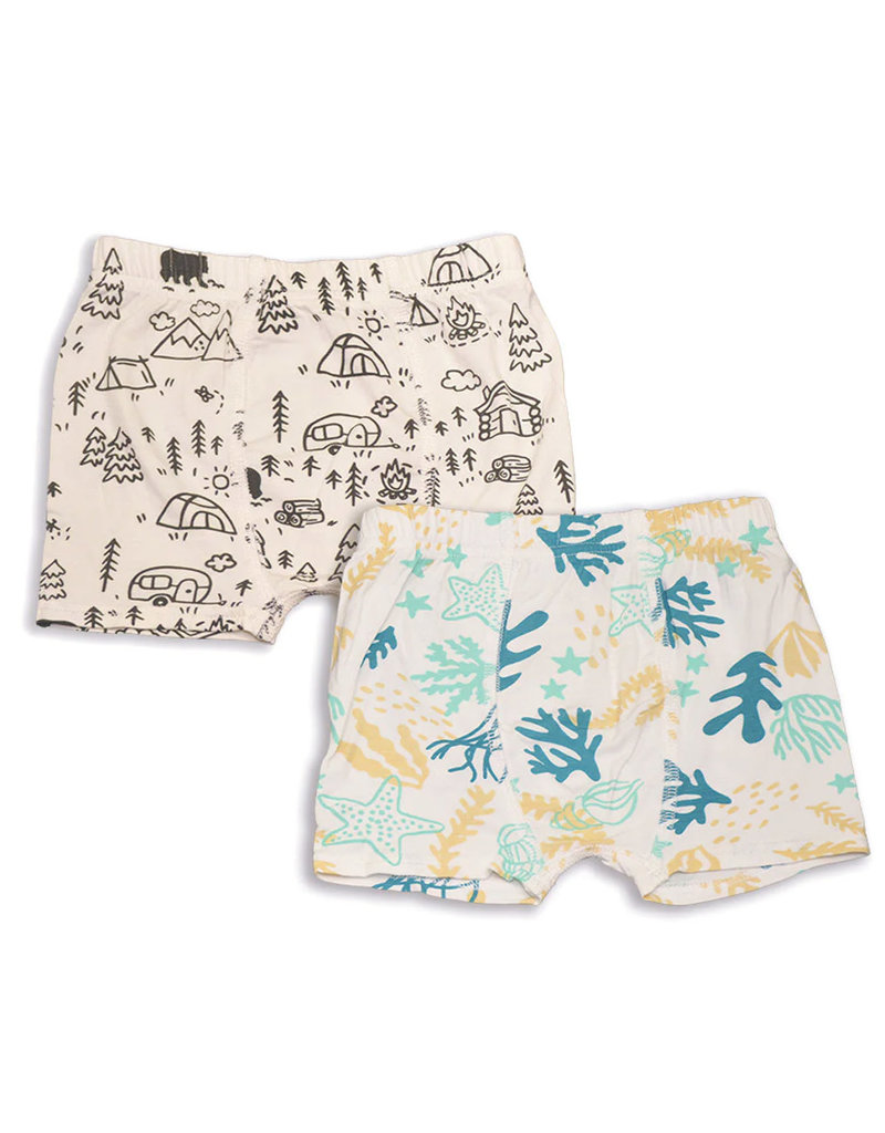 Silkberry Bamboo Shorts Underwear (reef/doodle camp)