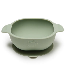 Loulou Lollipop Born to be Wild Silicone Snack Bowl - Sage