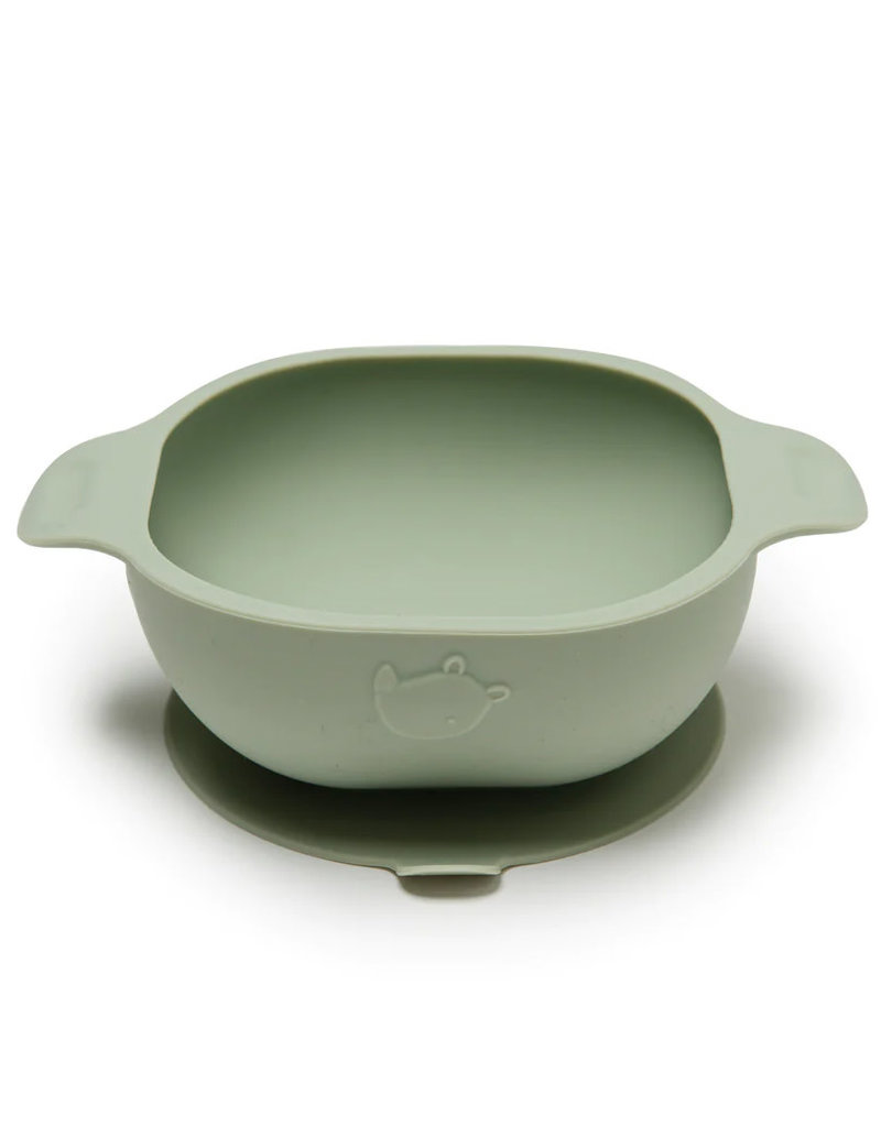 Loulou Lollipop Born to be Wild Silicone Snack Bowl - Sage