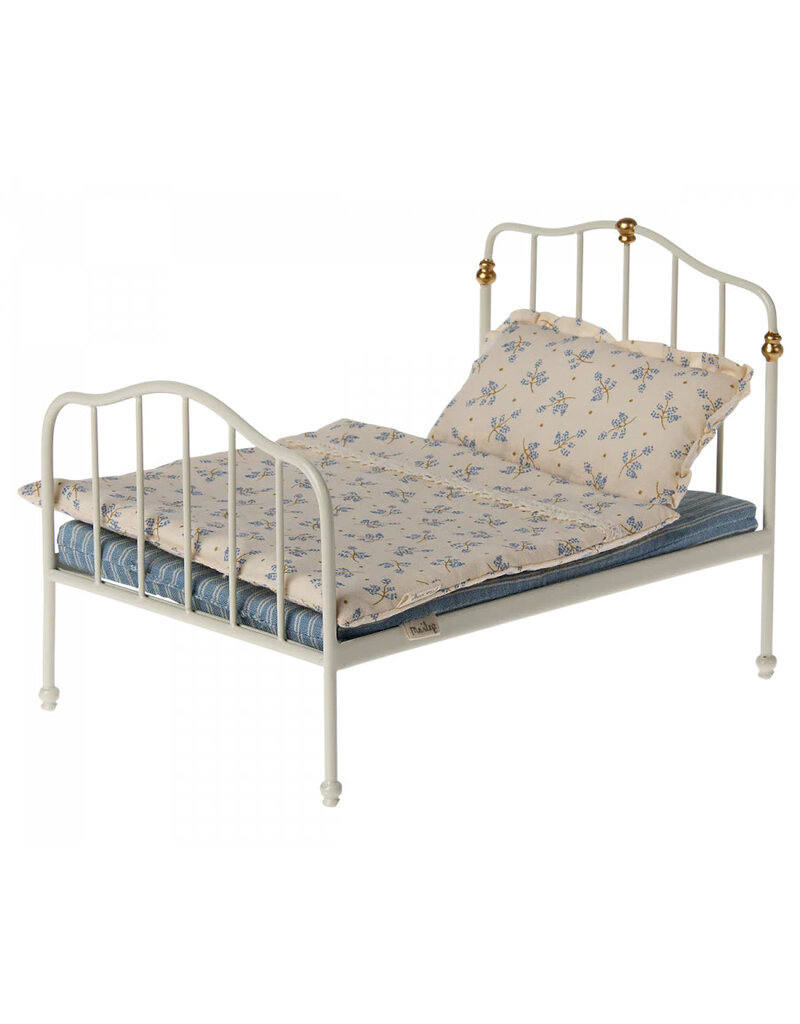 Maileg Mouse Vintage Bed, Off White, Parents