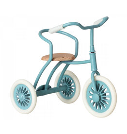 Maileg Mouse Tricycle, Petrol Blue