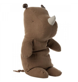 Maileg Safari Friends Rhino, Medium, Chocolate