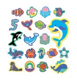 Mudpuppy Ocean Life Stickable Foam Bath Shapes