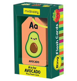 Mudpuppy A is for Avocado Ring Flash Cards