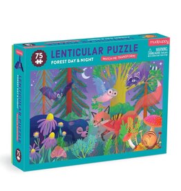 Mudpuppy Forest Day & Night 75pc Lenticular Puzzle 5y+