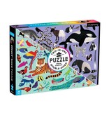 Mudpuppy Animal Kingdom 100pc Double-Sided Puzzle