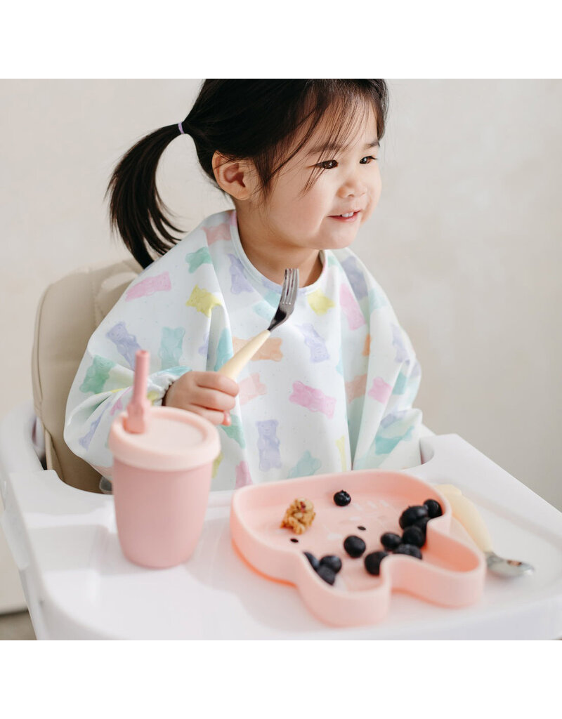 Loulou Lollipop Long Sleeve Waterproof Bib - Gummy Bears