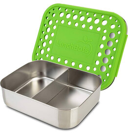 Lunchbots Medium Duo Bento Box, Green