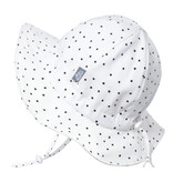 Jan and Jul Dots Gro-With-Me® Cotton Floppy Sun Hat