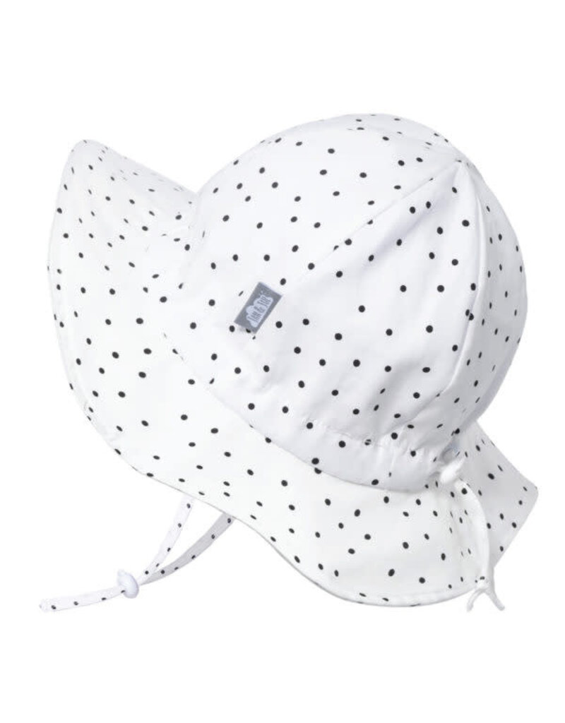 Jan and Jul Dots Gro-With-Me® Cotton Floppy Sun Hat