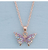 Great Pretenders Boutique Butterfly Gem Necklace