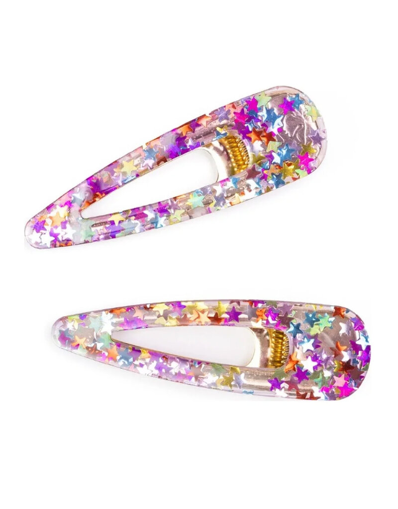 Great Pretenders Boutique Gel Sparkle Hairclips, 2pc, Assorted