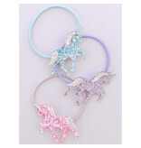 Great Pretenders Boutique Pretty Pony Ponytail Holders, 3pcs