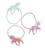 Great Pretenders Boutique Pretty Pony Ponytail Holders, 3pcs