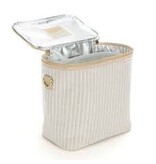 So Young Sand & Stone Beach Stripe Lunch Poche
