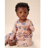 Tea Collection Chat Smocked Baby Romper