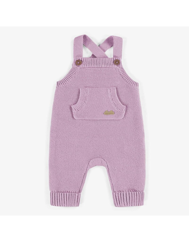 Souris Mini Lilac Knitted Baby Overalls