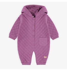 Souris Mini Orchid Quilted Baby One Piece Sizes: 0-3m, 9-12m