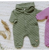 Souris Mini Olive Quilted Baby One Piece