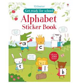 Usborne Get Ready for School First Alphabet Sticker Book