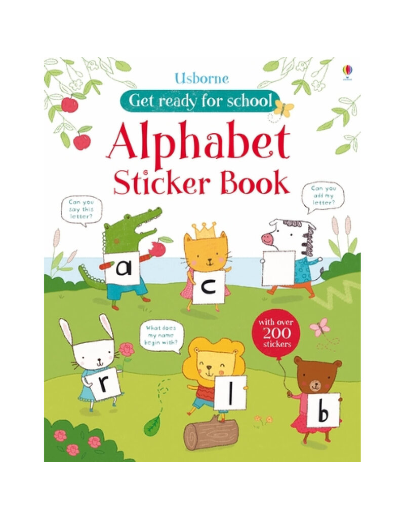 Usborne Get Ready for School First Alphabet Sticker Book