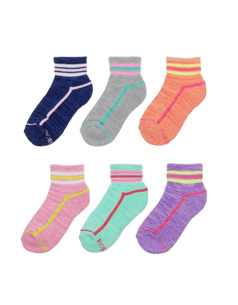 Pink Free Run Socks 6pk