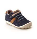 Stride Rite Artie Leather Baby Shoes - Navy