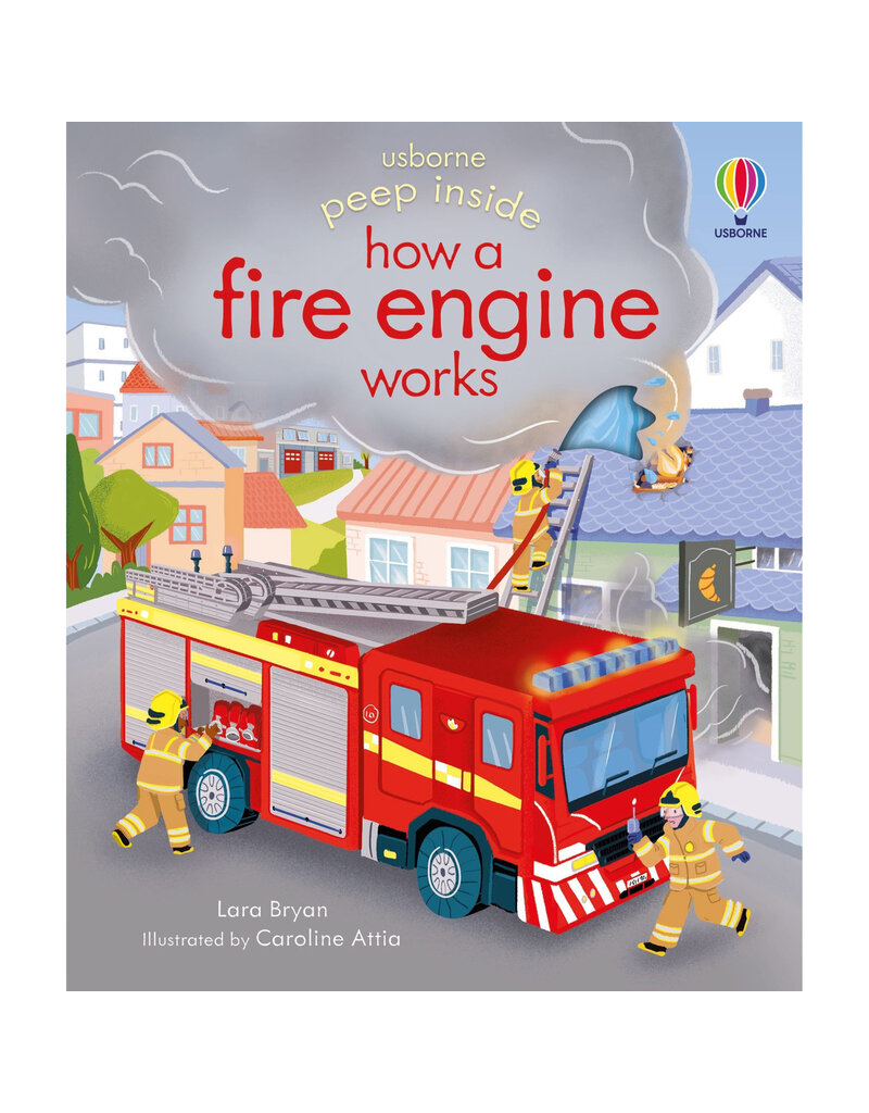 Usborne Peep Inside How a Fire Engine Works