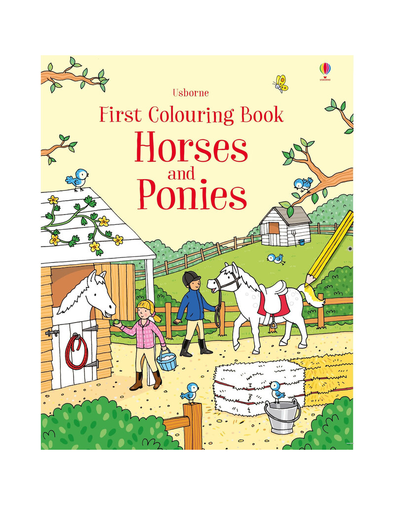 Usborne First Colouring Book: Horses And Ponies