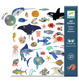 Djeco Metallic Ocean Stickers