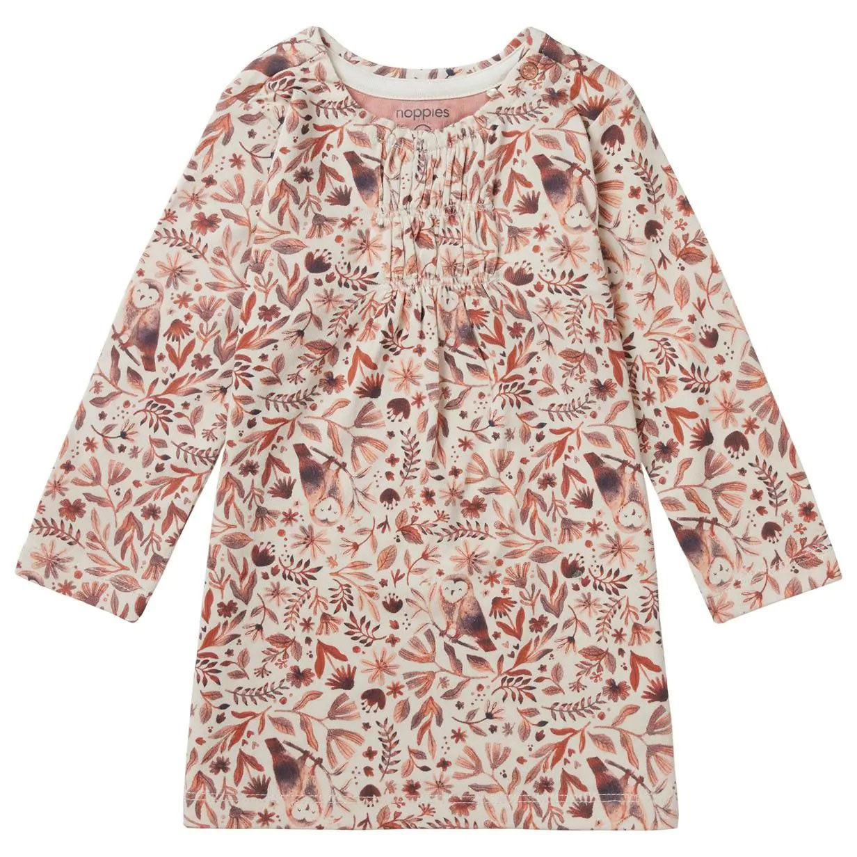 Noppies Dress Long Sleeve All Over Print - Vittoria Cameo Rose Noppies Dress Long Sleeve All Over Print - Vittoria Cameo Rose