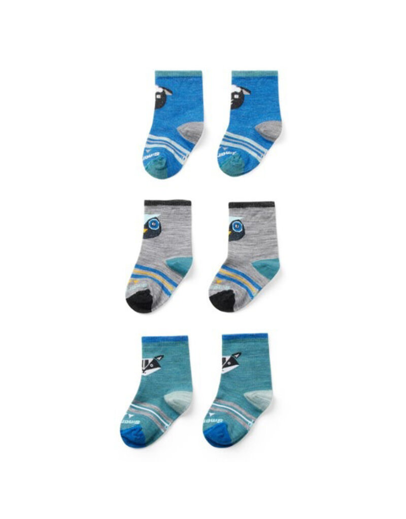 Smartwool Laguna Blue Toddler Trio Socks