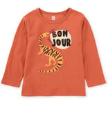 Tea Collection Bonjour Dino LS Baby Tee