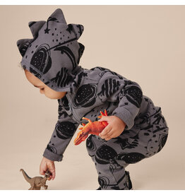 Tea Collection Diamant Spike Out Baby Hoodie, Size: 9-12m