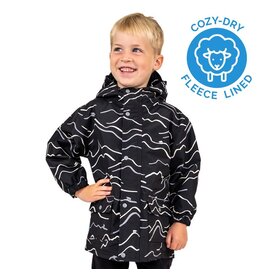 Jan and Jul Bear Mountain Cozy-Dry Rain Jacket, Size: 3T